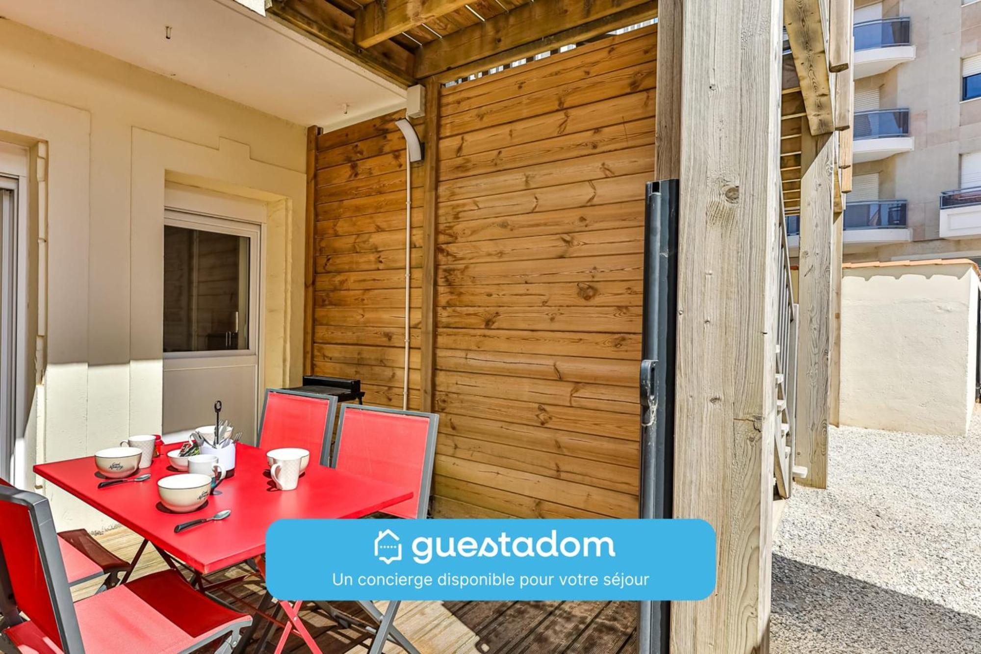 Le Remblai - 50M De La Plage - Terrasse Saint-Jean-de-Monts Eksteriør billede